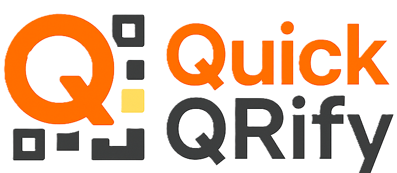 Custom QR code with logo generated by QuickQRify